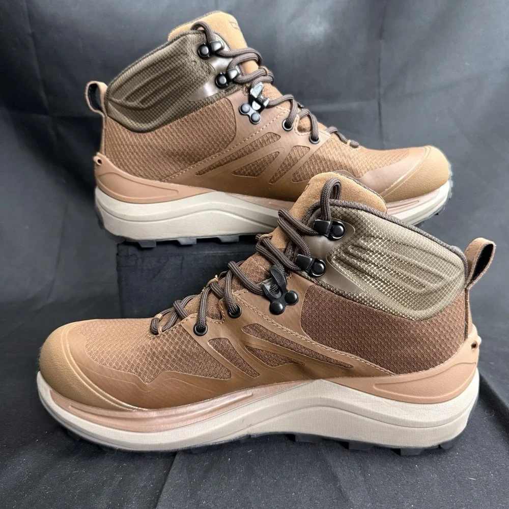 Topo Trailventure 2 Waterproof Hiking Boots Men's Size 9 Brown Vibram Sole
